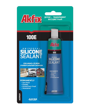 SİLİKON TÜP AKFİX 50 ML ŞEFFAF / 24