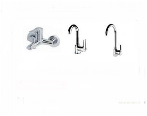 GTN HİLAL 3 LÜ SET ( BANYO - EVYE - LAVABO )