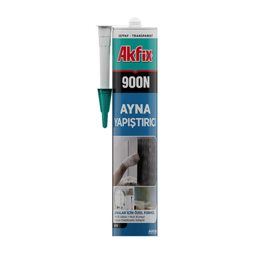 SİLİKON AYNA ŞEFFAF AKFİX 310 ML / 24