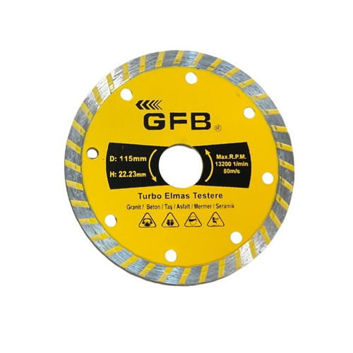 GFB TURBO ELMAS KESİCİ 115 MM / 10